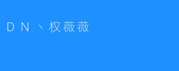 DN丶权薇薇